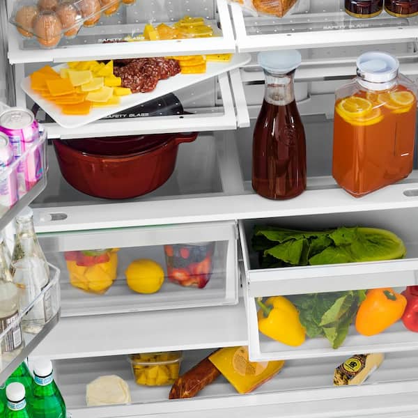 Samsung Standard Depht  Mega Capacity 29.8cu, 36" 4-Door French Door Fridge with Dual Auto Ice Maker in freezer