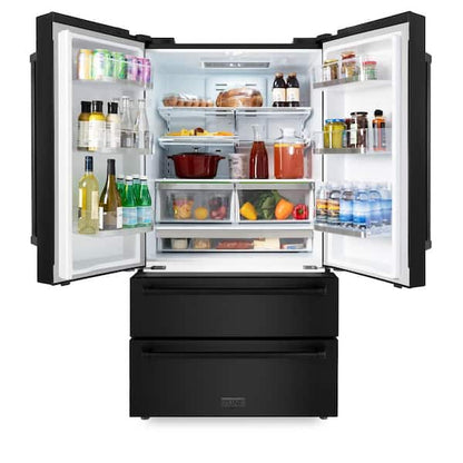 Samsung Standard Depht  Mega Capacity 29.8cu, 36" 4-Door French Door Fridge with Dual Auto Ice Maker in freezer