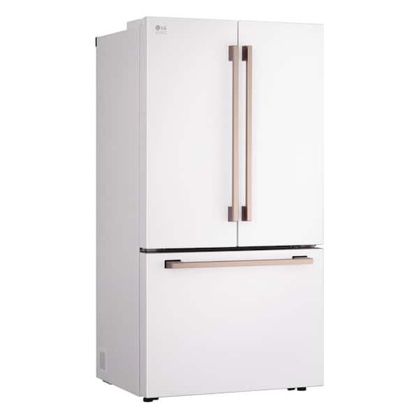 LG 36 in. STUDIO 27 cu. ft. SMART Counter Depth, 3-Door, French Door Refrigerator with Water Dispenser and Ice