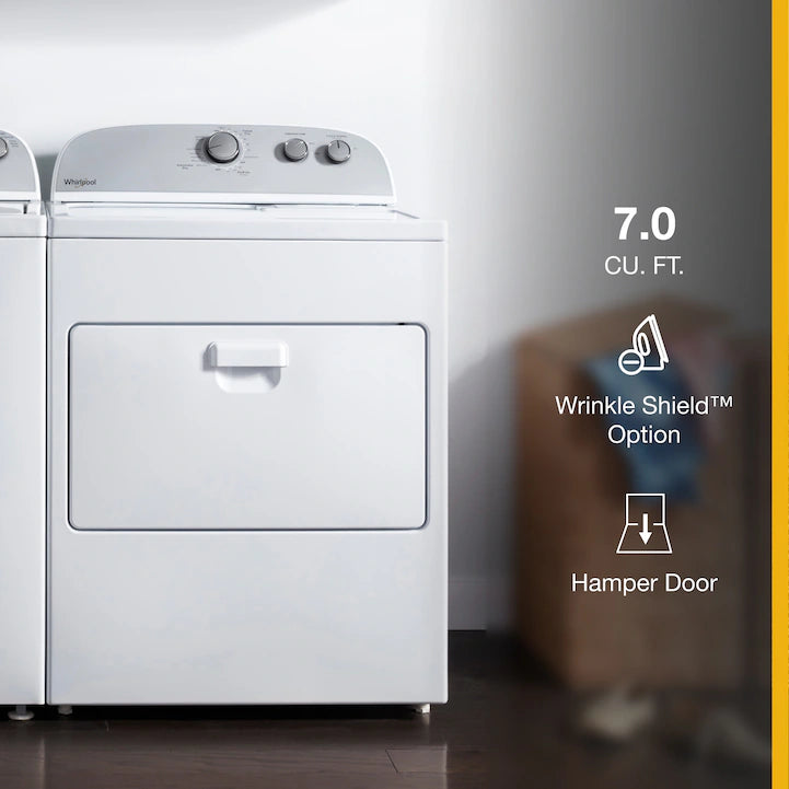Whirlpool 7.0 cu. ft. Top Load Gas Dryer with AutoDry™ Drying System