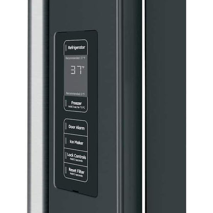 CAFE 23.1 cu. ft. Smart French Door Refrigerator with Internal Water Dispenser in Matte Black, Counter Depth and ENERGY STAR