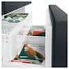 CAFE 23.1 cu. ft. Smart French Door Refrigerator with Internal Water Dispenser in Matte Black, Counter Depth and ENERGY STAR