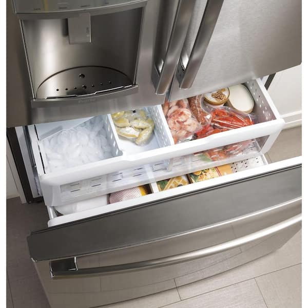 GE 27.8 cu. ft. French Door Refrigerator in Slate, Fingerprint Resistant and ENERGY STAR