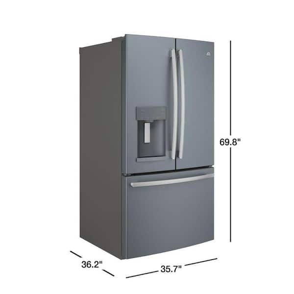 GE 27.8 cu. ft. French Door Refrigerator in Slate, Fingerprint Resistant and ENERGY STAR