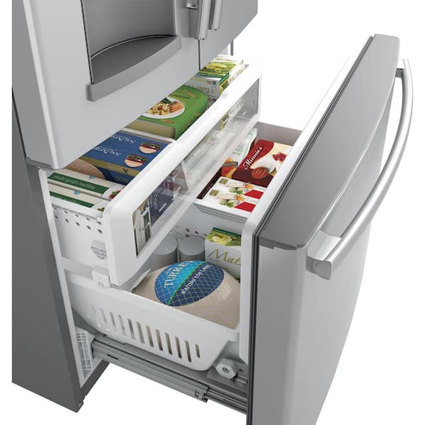 GE 27.7 cu. ft. French Door Refrigerator in Fingerprint Resistant Stainless Steel, ENERGY STAR