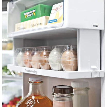 GE Profile 27.8 cu. ft. French Door Refrigerator with Hands-Free Autofill in Fingerprint Resistant Stainless Steel