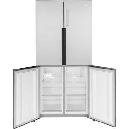 Haier 16.8 cu. ft. Counter Depth French Door Refrigerator in Stainless Steel