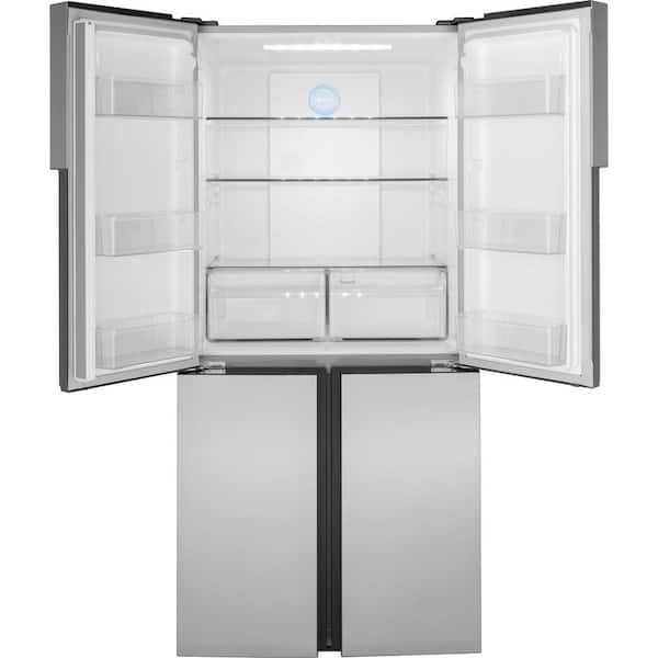 Haier 16.8 cu. ft. Counter Depth French Door Refrigerator in Stainless Steel