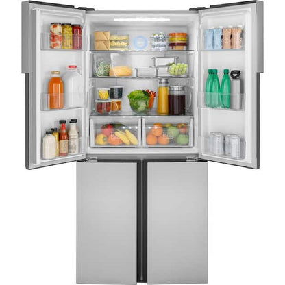 Haier 16.8 cu. ft. Counter Depth French Door Refrigerator in Stainless Steel