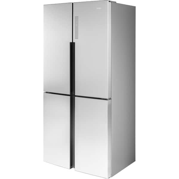 Haier 16.8 cu. ft. Counter Depth French Door Refrigerator in Stainless Steel