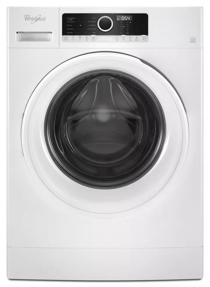 LG 24 in. W 2.4 Cu. Ft. Compact Stackable SMART Front Load Washer in White with Steam and AI Fabric Sensor / Smart Pairing and 4.3 cu small space ventless dryer