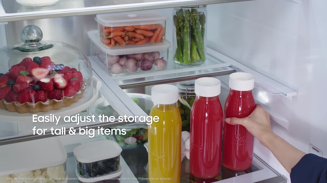 Samsung 36 in. 31 cu. ft. Mega Capacity Standard Depth 3-Door French Door Refrigerator in Stainless Steel with Four Types of Ice