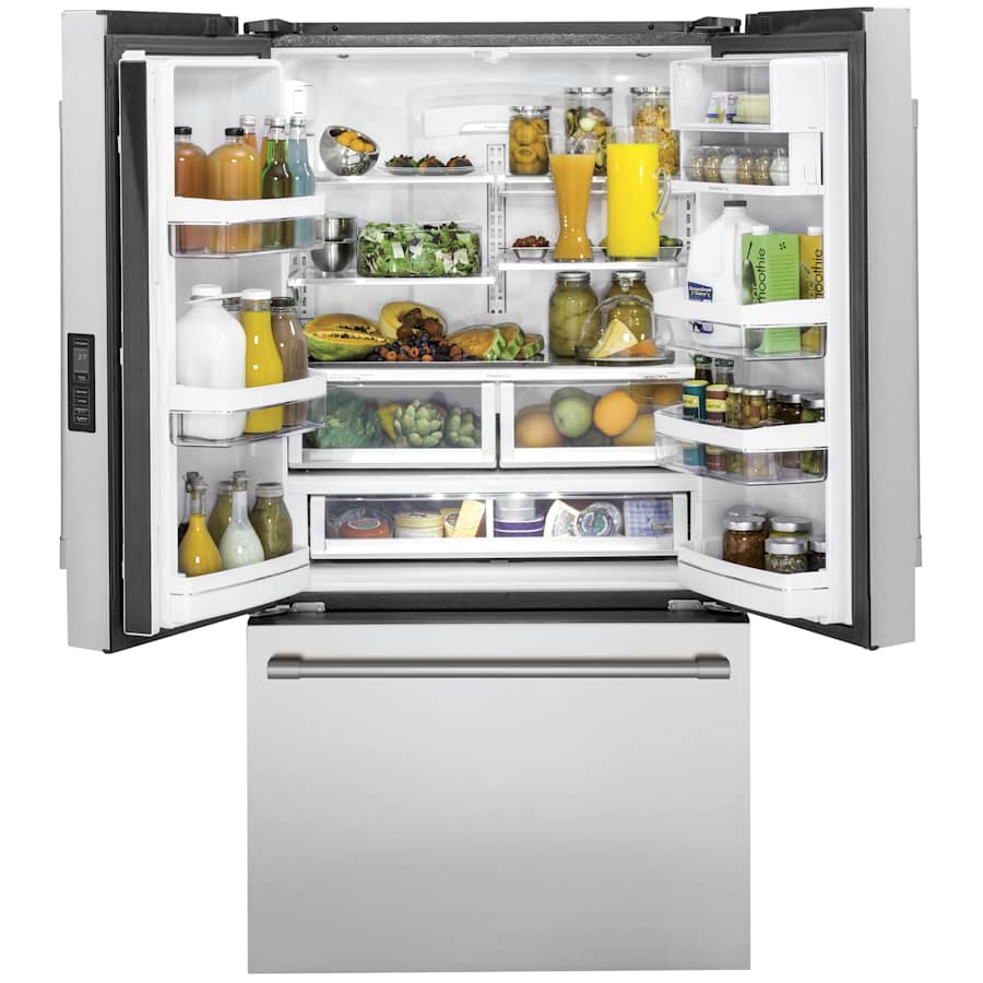 Monogram 36 Inch Wide 23.1 Cu. Ft. Energy Star Certified Bottom Freezer Refrigerator
