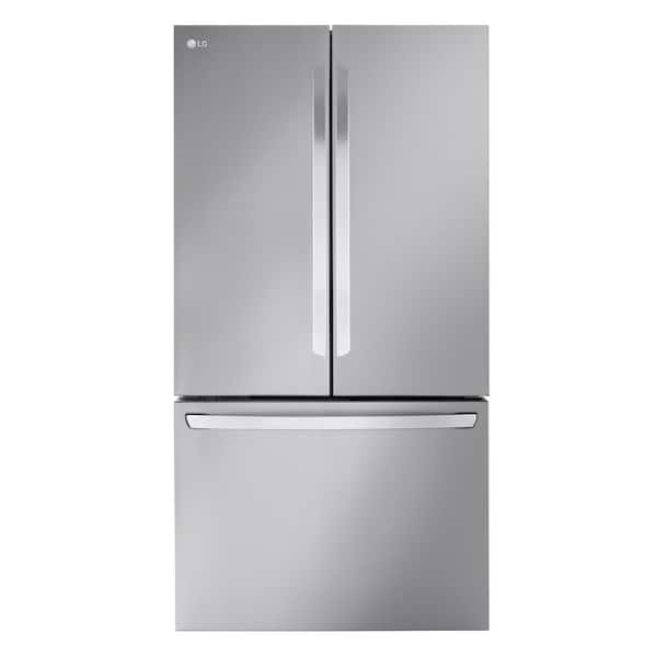 LG 27 cu. ft. Smart Counter-Depth MAX French Door Refrigerator with Internal Water Dispenser in PrintProof Stainless Steel