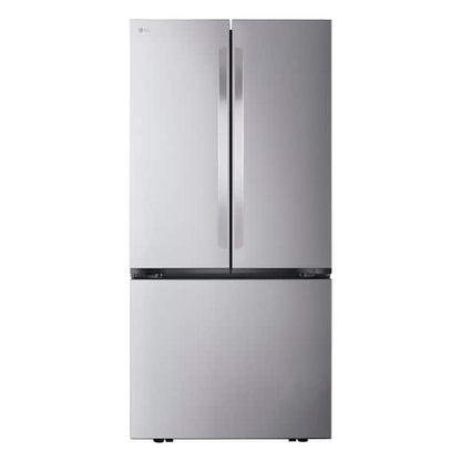 LG 33 in. W. 21 cu.ft. SMART Counter Depth MAX 3-Door French Door Refrigerator with Ice Maker in PrintProof Stainless Steel