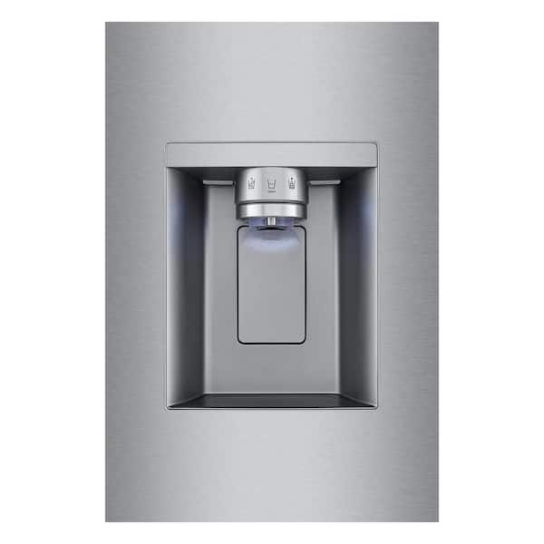 LG 24 cu. ft. Counter Depth MAX Zero Clearance 3-Door French Door Refrigerator with Craft Ice in PrintProof Stainless Steel