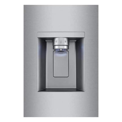 LG 24 cu. ft. Counter Depth MAX Zero Clearance 3-Door French Door Refrigerator with Craft Ice in PrintProof Stainless Steel