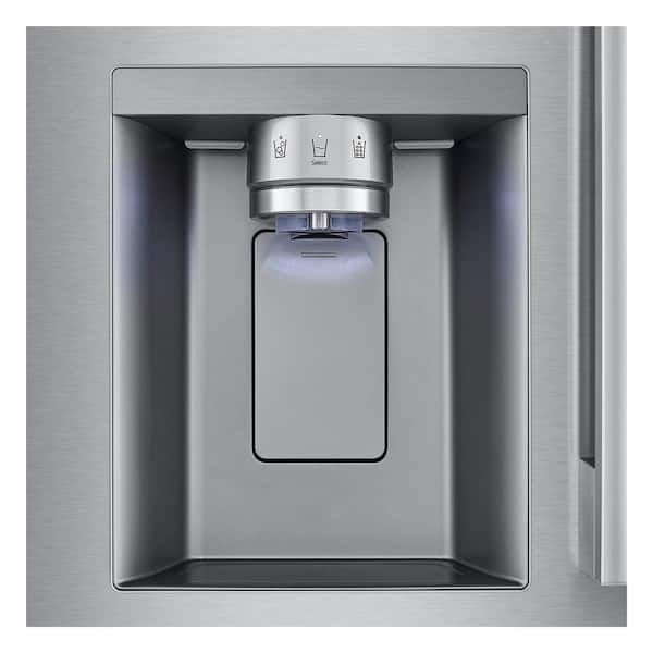 LG 24 cu. ft. Counter Depth MAX Zero Clearance 3-Door French Door Refrigerator with Craft Ice in PrintProof Stainless Steel
