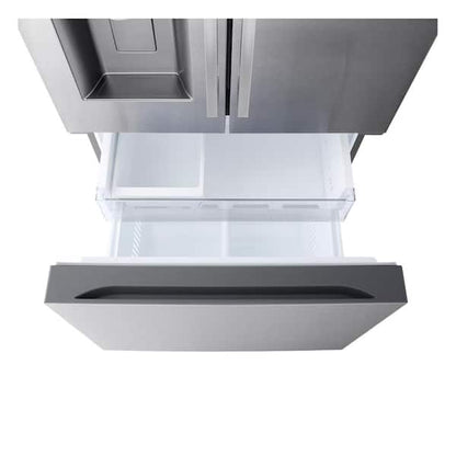 LG 33 in. W. 25 cu.ft. Smart 3-Door French Door Refrigerator Standard Depth MAX in Stainless Steel with Dual Ice Makers