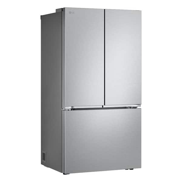 LG 36 in. 25 cu. ft. Counter-Depth MAX with Zero Clearance 3-Door French Door Refrigerator with Thin Door Design