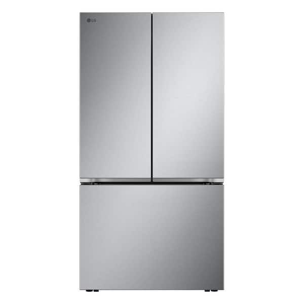 LG 36 in. 25 cu. ft. Counter-Depth MAX with Zero Clearance 3-Door French Door Refrigerator with Thin Door Design