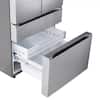 LG 30 cu. ft. SMART Standard Depth MAX French Door Refrigerator with Internal Water Dispenser in PrintProof Stainless Steel