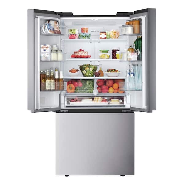 LG 27 cu. ft. SMART Counter Depth MAX French Door Refrigerator with Ice and Water, ADA Comp in PrintProof Stainless Steel