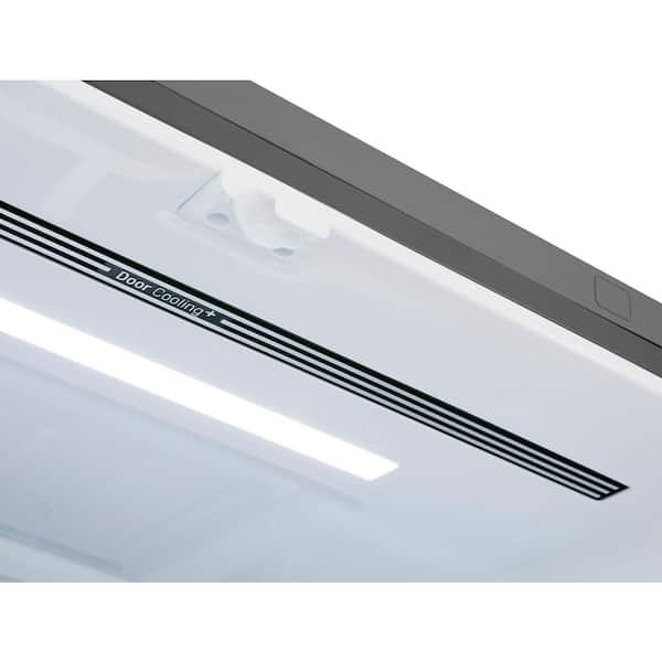 LG 27 cu. ft. SMART Counter Depth MAX French Door Refrigerator with Ice and Water, ADA Comp in PrintProof Stainless Steel