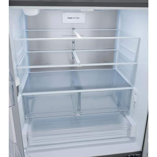 LG 27 cu. ft. SMART Counter Depth MAX French Door Refrigerator with Ice and Water, ADA Comp in PrintProof Stainless Steel