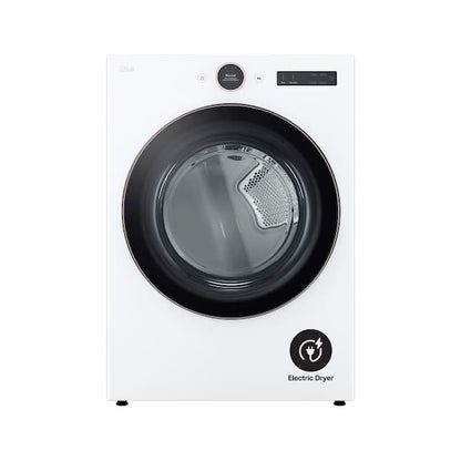 LG 5.0 cu. ft. Stackable Smart Front Load Washer in White with AI Digital Dial, Steam and TurboWash360