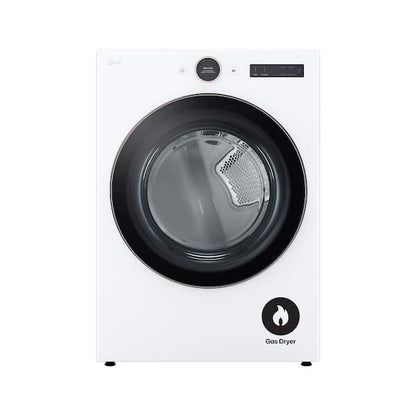 LG 5.0 cu. ft. Stackable Smart Front Load Washer in White with AI Digital Dial, Steam and TurboWash360