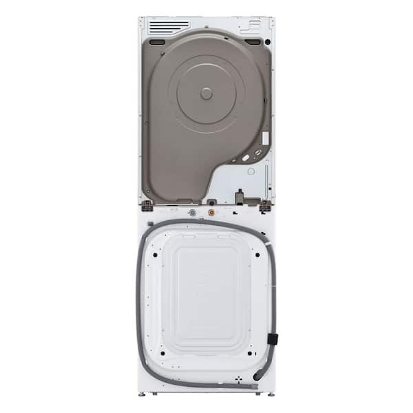 LG 5.0 cu. ft. Washer 7.8 cu. ft. Dual Inverter Heat Pump Ventless Dryer Electric Washtower in White