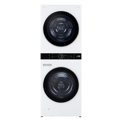 5.0 cu. ft. Washer 7.8 cu. ft. Dual Inverter Heat Pump Ventless Dryer Electric Washtower in White
