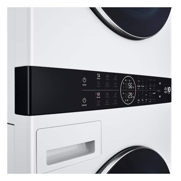 5.0 cu. ft. Washer 7.8 cu. ft. Dual Inverter Heat Pump Ventless Dryer Electric Washtower in White