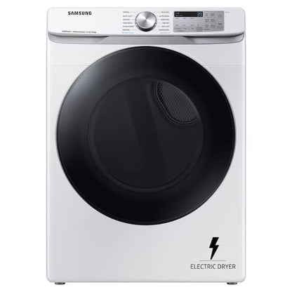 Samsung 7.5 cu. ft. Vented Smart Stackable Electric Dryer in White with Steam Sanitize+