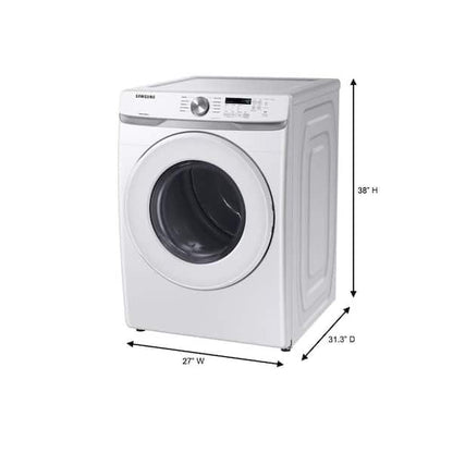 Samsung 7.5 cu. ft. Vented Stackable Electric Dryer in White with Sensor Dry