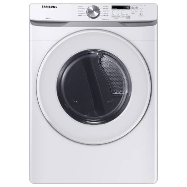 Samsung 7.5 cu. ft. Vented Stackable Electric Dryer in White with Sensor Dry